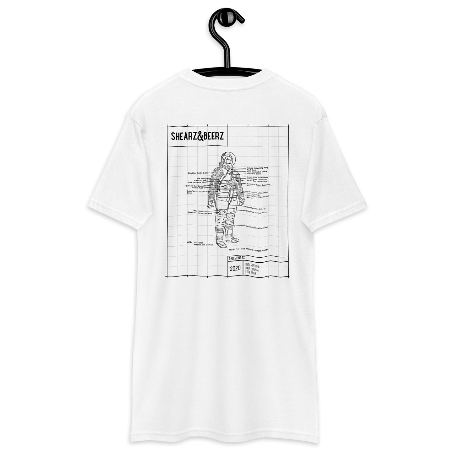 Suit Diagram heavyweight tee