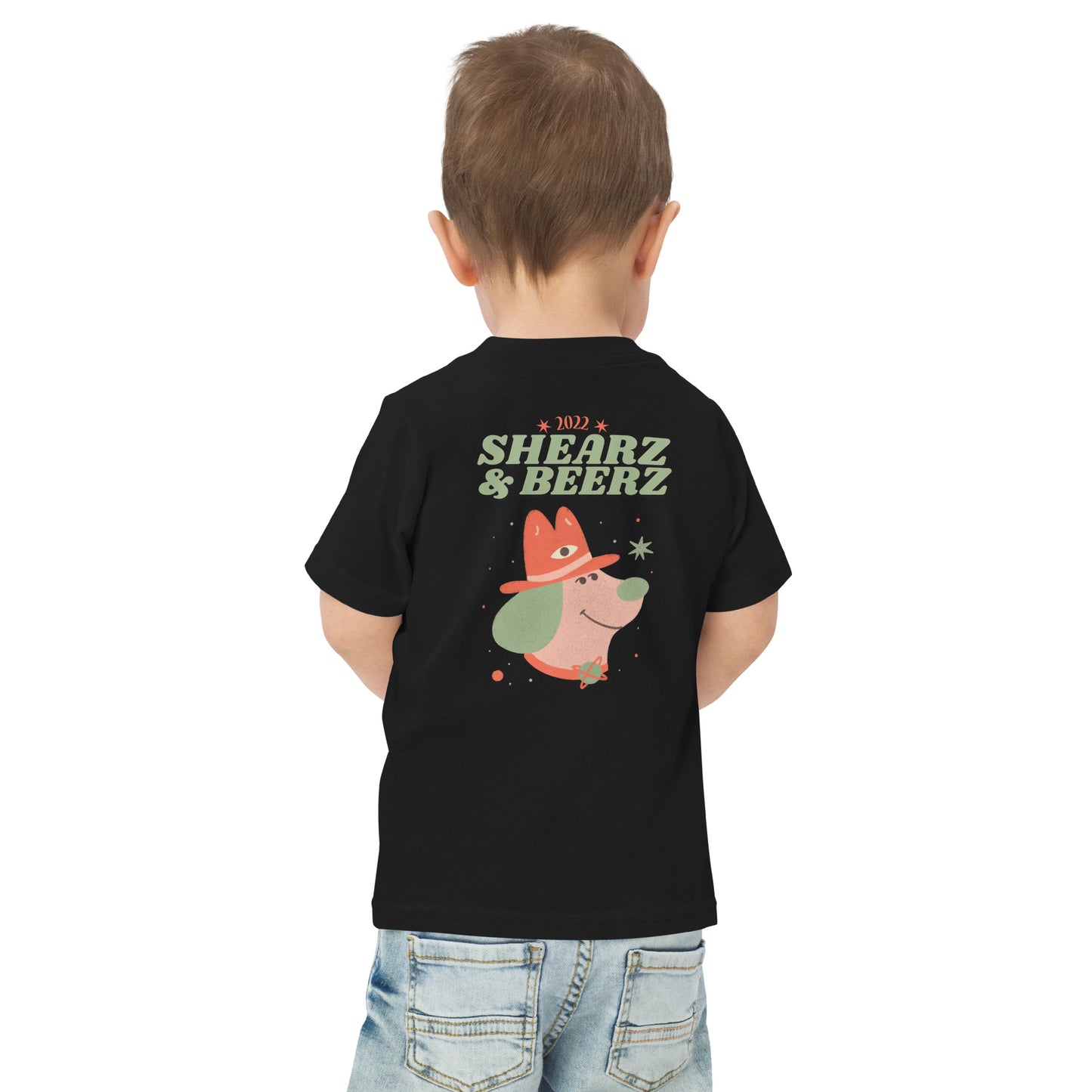 Space DOOG Toddler jersey t-shirt
