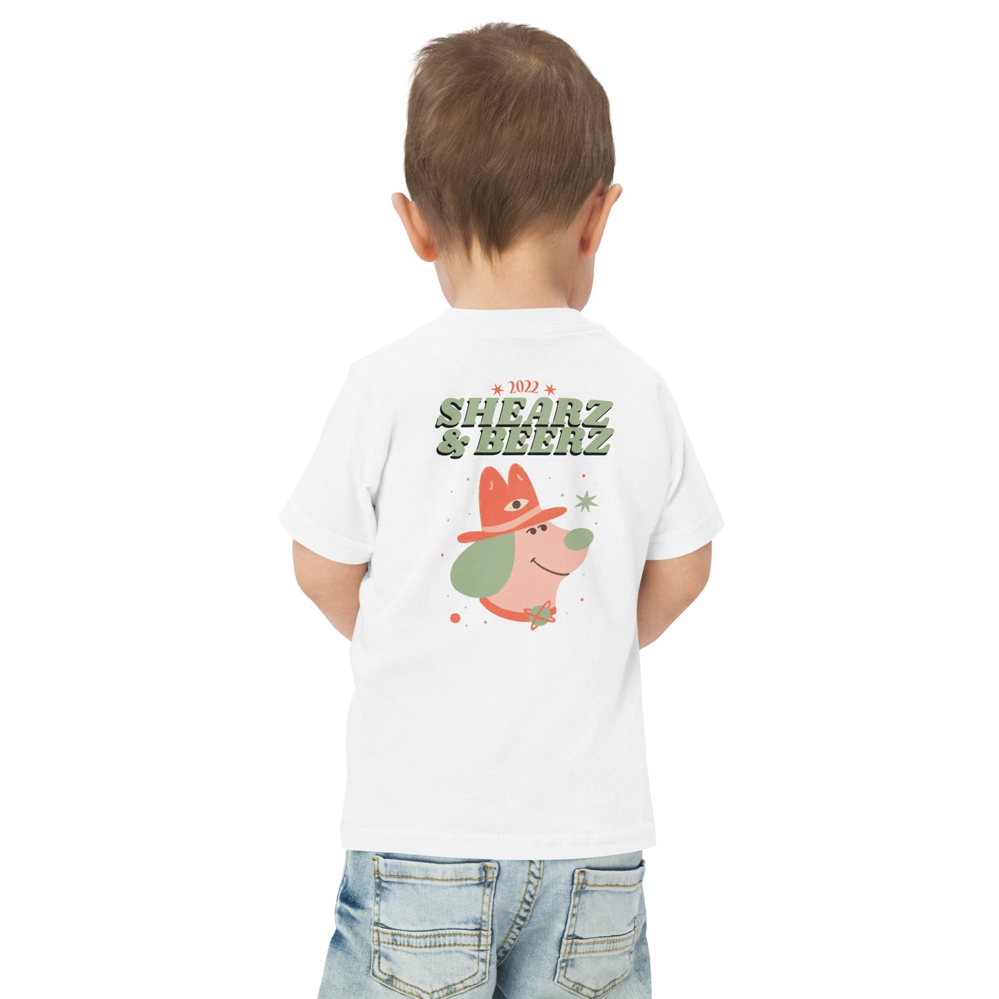 Space DOOG Toddler jersey t-shirt